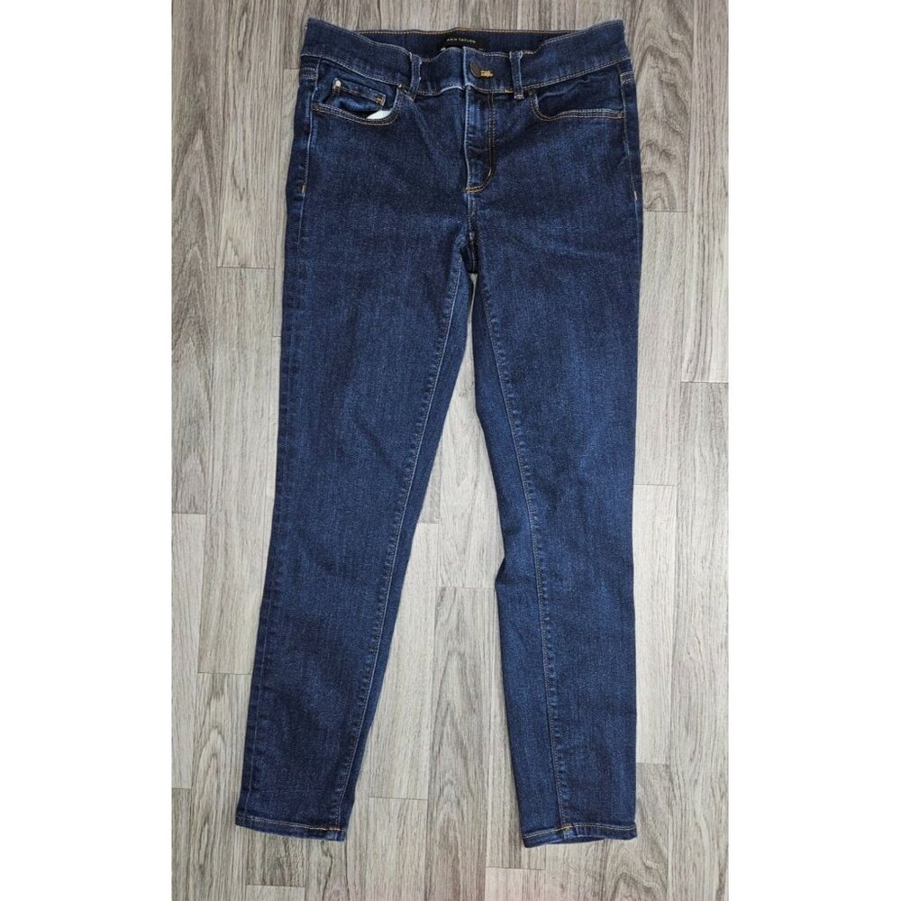 Ann Taylor Womens Size 2 Pockets‎ The Skinny Denim Blue Jeans